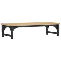 vidaXL skærmstander 55x23x14 cm konstrueret træ sonoma-eg