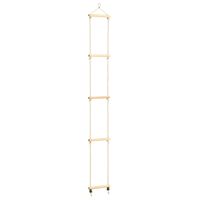 vidaXL Scala di Corda per Bambini in Legno Massello e PE 30x168 cm