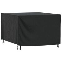 vidaXL Калъф за градинска мебел черен 135x135x90 см водоустойчив 420D