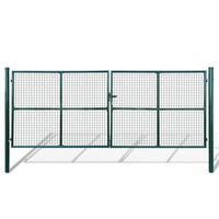 vidaXL Pletivá zahradní branka 415 x 150 cm