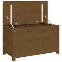 vidaXL Panca Marrone Ambra 80x41x77 cm in Legno Massello di Pino