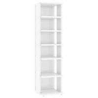 vidaXL Ormarić za cipele sjajni bijeli 27,5x27x102cm konstruirano drvo