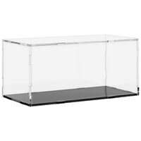 vidaXL Průhledná reklamní krabice 30 x 15 x 14 cm akrylová