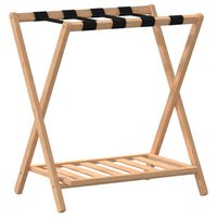 vidaXL Stojan na batožinu 68x38x58 cm bambus
