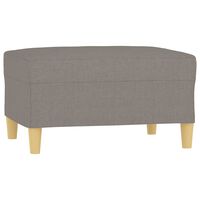 vidaXL Voetenbank 70x55x41 cm stof taupe
