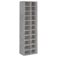 vidaXL Botník betonově šedý 54 x 34 x 183 cm kompozitní dřevo