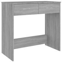 vidaXL szürke sonoma színű szerelt fa íróasztal 80x40x75 cm