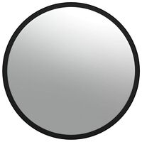 vidaXL Verkeersspiegel voor binnen convex Ø40 cm acryl zwart