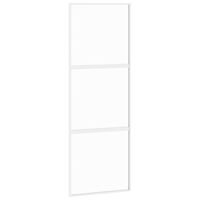 vidaXL Drzwi przesuwne, złote, 76x205 cm, szkło hartowane i aluminium