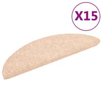 vidaXL Tapis autoadhésifs de marches 5 pcs Rouge 56x17x3 cm Aiguilleté