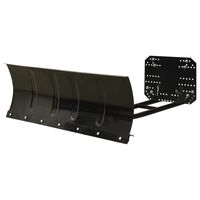 vidaXL Limpa-neves para quadriciclo 115x38 cm preto