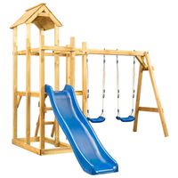 vidaXL Set Gioco da Esterno 285x305x226,5 cm Legno di Pino Impregnato