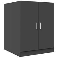 vidaXL Armário máquina lavar roupa 71x71,5x91,5 cm cinzento