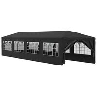 vidaXL Tente de réception 3x12 m anthracite