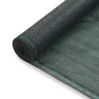 vidaXL Vindskydd för tennisplan HDPE 1,2x50 m grön