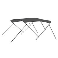 vidaXL Toldo em 3 arcos Bimini 183x196x137 cm antracite