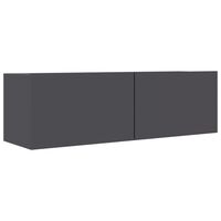 vidaXL Szafka pod telewizor, szara, 100x30x30 cm