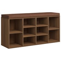 vidaXL Scarpiera Rovere Marrone 103x30x48 cm in Legno Multistrato
