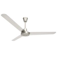 vidaXL ezüstszínű mennyezeti ventilátor 142 cm