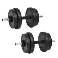 vidaXL Käsipainot levyillä 40 kg