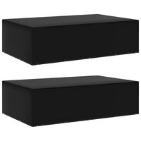 vidaXL Ochranné obaly na záhradný nábytok 2 ks 325x205x90 cm 12 očiek