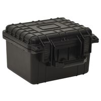 vidaXL Mala de viagem portátil 27x25x18 cm PP preto
