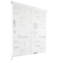 vidaXL Sprchová roleta 80 x 240 cm Splash