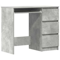vidaXL Psací stůl betonově šedý 90 x 45 x 76 cm kompozitní dřevo