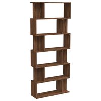 vidaXL Bibliothèque/Cloison Chêne marron 80x24x192cm Bois d'ingénierie