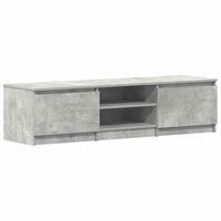 vidaXL Mobile Porta TV Grigio Cemento 140x40x35,5 cm Legno Multistrato