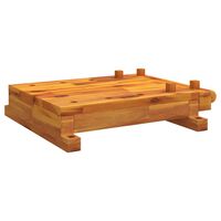 vidaXL Tafelwerkbank met bankschroef 52x44x9,5 cm massief acaciahout