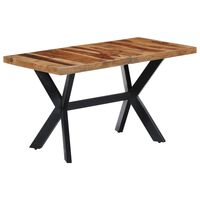vidaXL Ruokapöytä 140x70x75 cm akaasiapuu