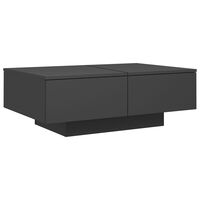 vidaXL szürke szerelt fa dohányzóasztal 90 x 60 x 31 cm