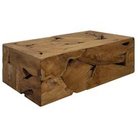 vidaXL Журнальний столик Коричневий 90x50x30 см Натуральний тик