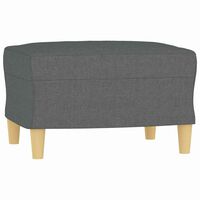 vidaXL fodskammel 60x50x41 cm stof Mørkegrå