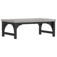 vidaXL Monitorständer Grau Sonoma 37x23x14 cm Holzwerkstoff