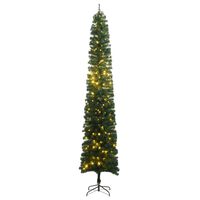 vidaXL Kerstboom smal 300 LED's 270 cm