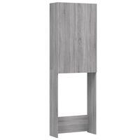 vidaXL Washing Machine Cabinet Grey sonoma 64x25.5x190 cm