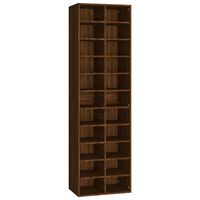 vidaXL Ormarić za cipele smeđi hrast 54x34x183 cm konstruirano drvo