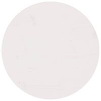 vidaXL Table Top White Ø60x2.5 cm Solid Wood Pine