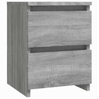 vidaXL Nočna omarica siva sonoma 30x30x40 cm konstruiran les