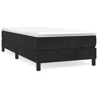 vidaXL Bedframe fluweel zwart 80x200 cm