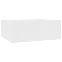 vidaXL Viseći noćni ormarić bijeli 40x30x15 cm od konstruiranog drva