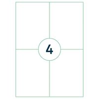 rillprint Etiquetas autoadhesivas 105x148 mm 500 hojas blanco