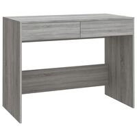 vidaXL Birou, gri sonoma, 101 x 50 x 76,5 cm, PAL