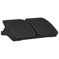 vidaXL Poggiapiedi Nero 43,5x32,5x10,5 cm