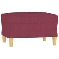 vidaXL Footstool Cream 60x50x41 cm Fabric