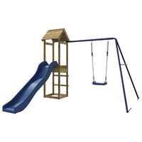 vidaXL Set da Gioco da Esterno in Legno di Pino Impregnato