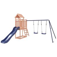 vidaXL Set da Gioco da Esterno in Legno Massello di Douglas