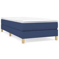 vidaXL Okvir za krevet bez madraca plava 80x200cm od tkanine